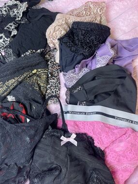 12 pack-5 Victoria's Secret/ 7 Mixed Bundle - Black, Pink, Lavender,